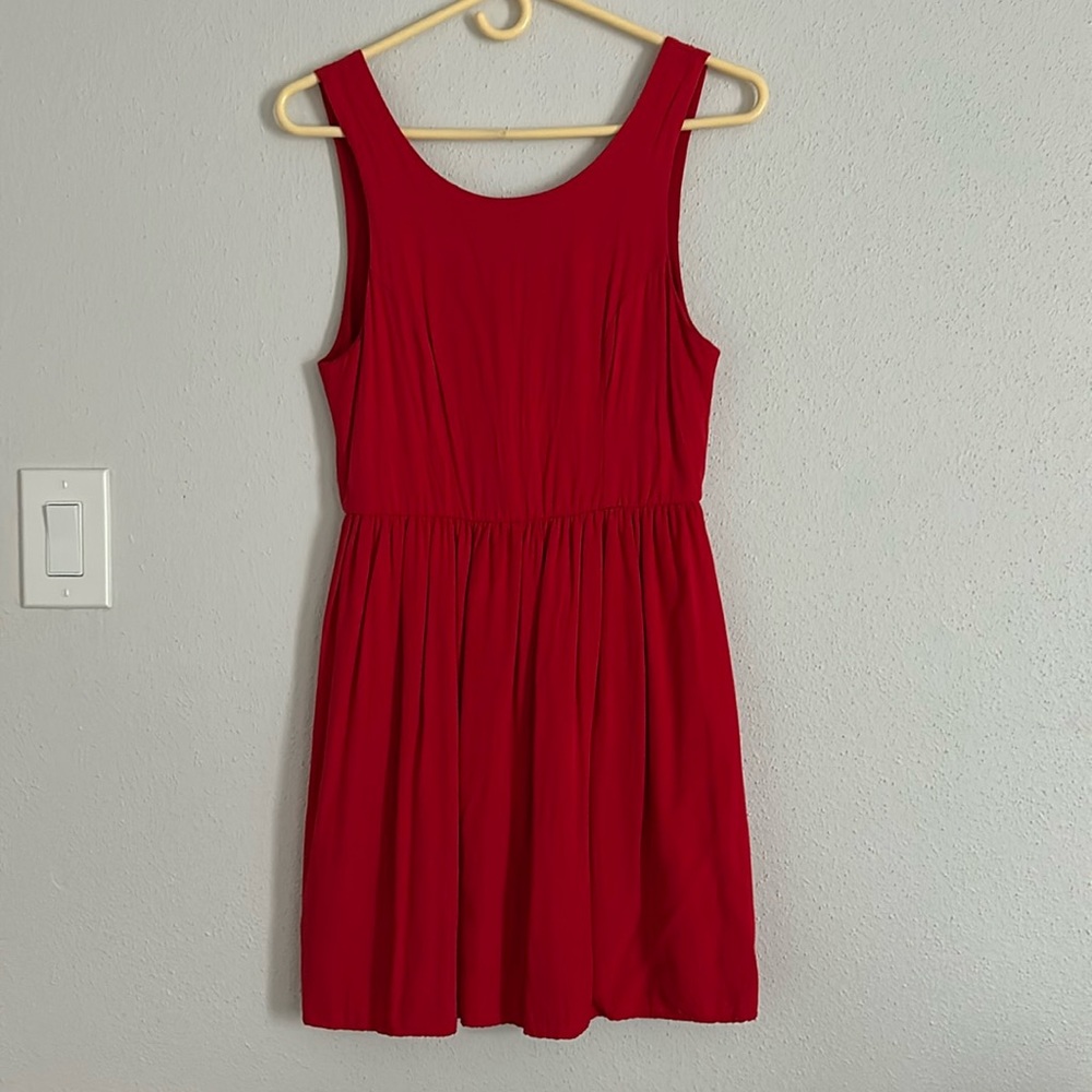 Red dress
